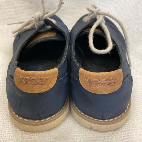 Zara Kid Boys Oxford Lace Up Shoes Blue Sz 4/5 EUR Sz 37 READ - Picture 5 of 9